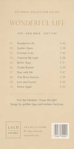 Wonderful Life back cover