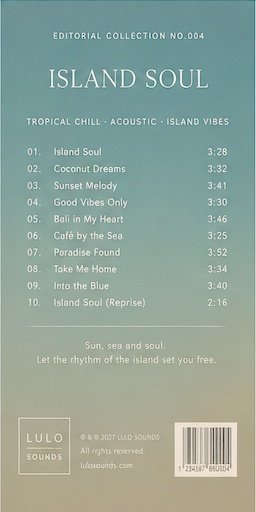 Island Soul back cover